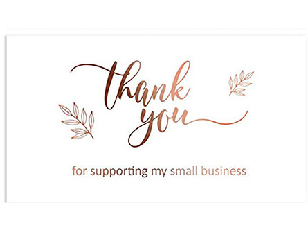 Small Business Thank You Card